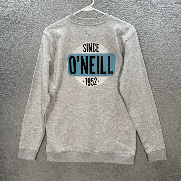 Oneill Sweatshirt Adult Medium Gray Crewneck Surfer Skater Grunge Thrasher - Picture 1 of 10